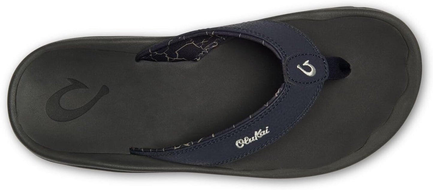 Ohana Men'S Beach Sandals, Water Resistant Flip Flops, Arch Support & Comfort Fit, Lightweight & Durable, Enhanced Grip & Traction,