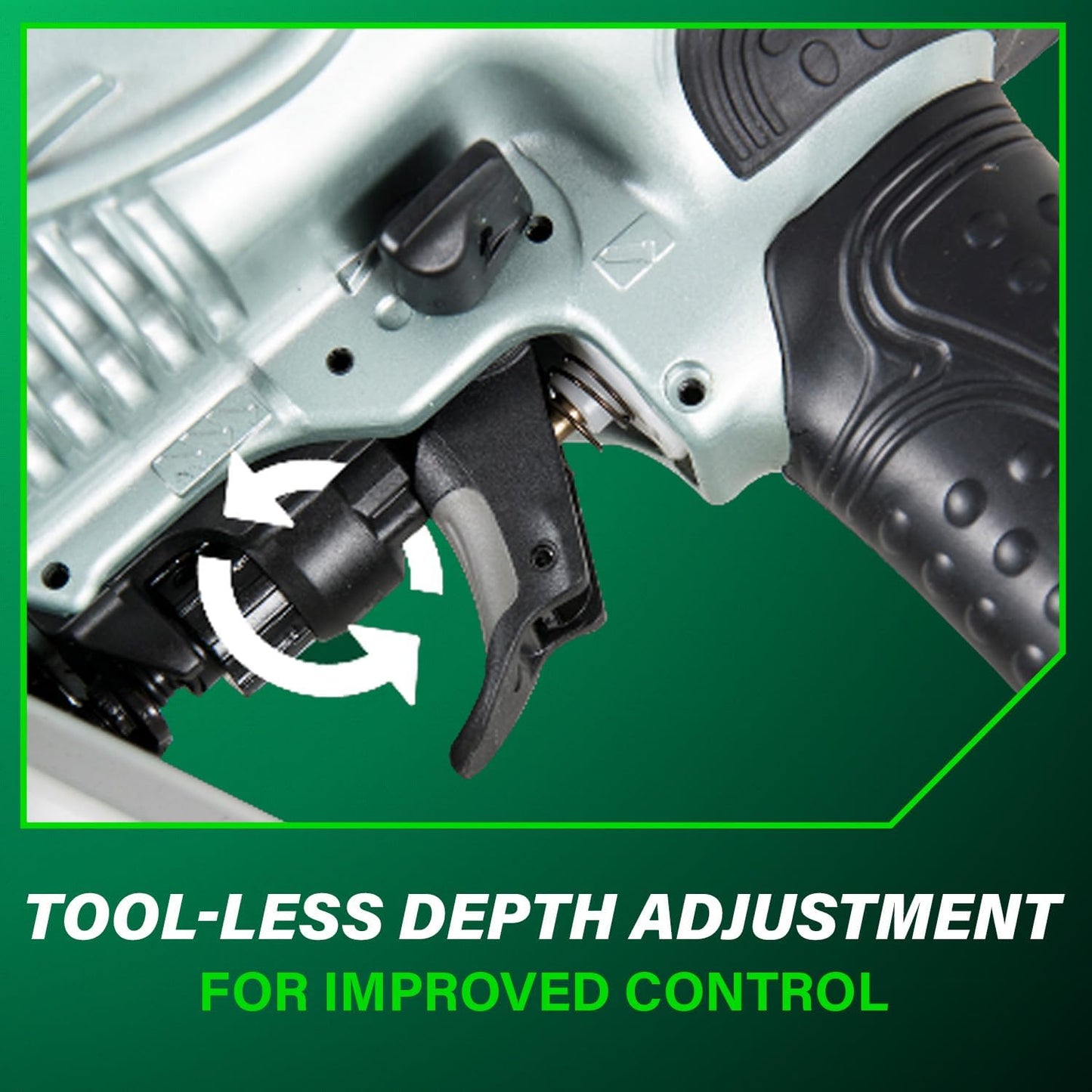 Metabo HPT Framing Nailer, Pro-Preferred Power Nailer for Flooring, Roof Decking, and More, Lightweight 7.5 Lbs Framing Tool for 21° 2" to 3-1/2" Plastic Collated Nails, NR90AES1