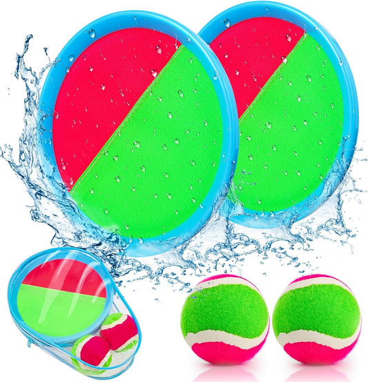 Toddler Toys Toss and Catch Ball Set, Toys for 3 4 5 6 7 8 Year Old Boys Girls Birthday Gift, Yard Outdoor Games for Kids Ages 4-8 8-12 Beach Pool