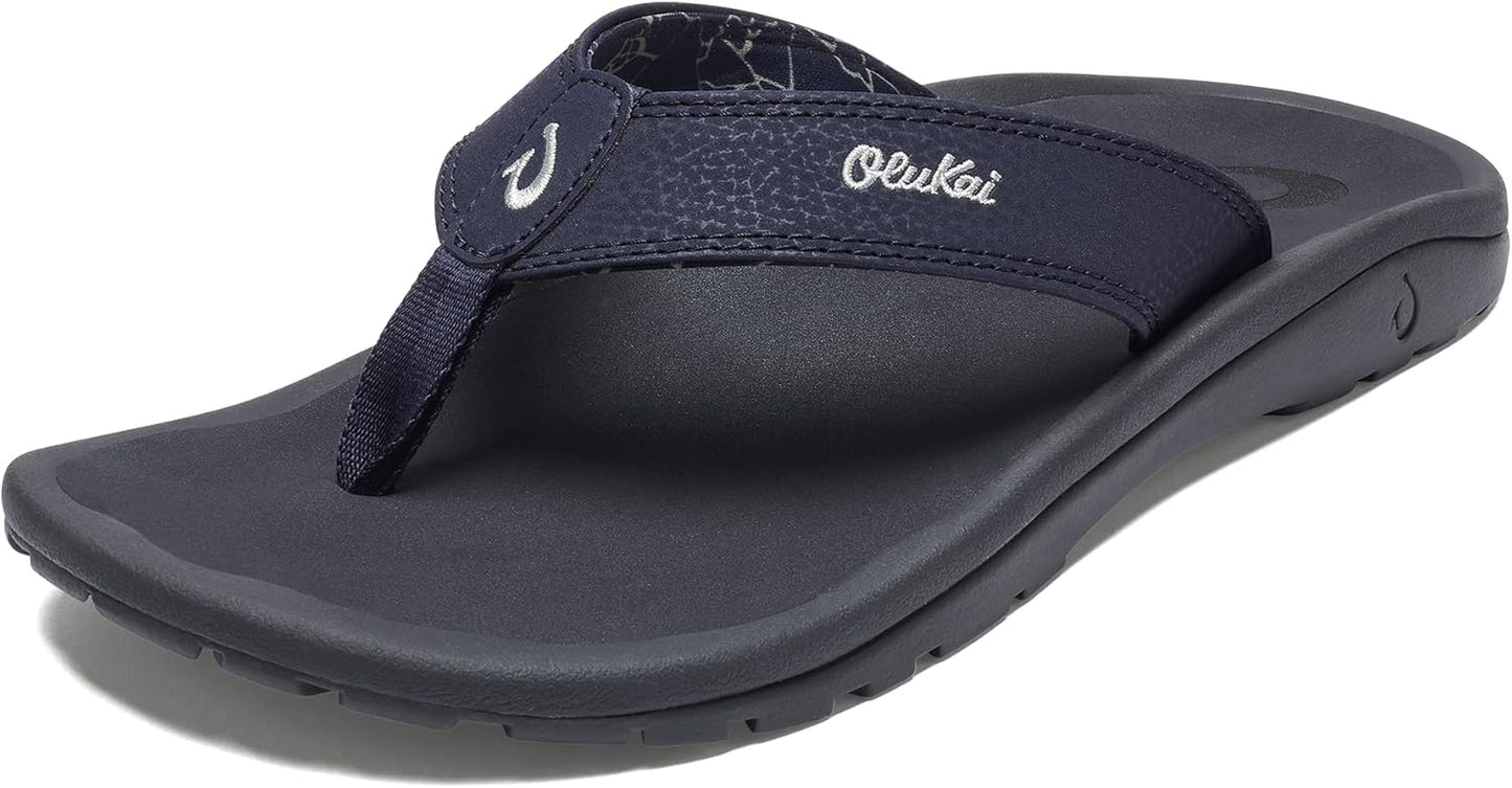 Ohana Men'S Beach Sandals, Water Resistant Flip Flops, Arch Support & Comfort Fit, Lightweight & Durable, Enhanced Grip & Traction,