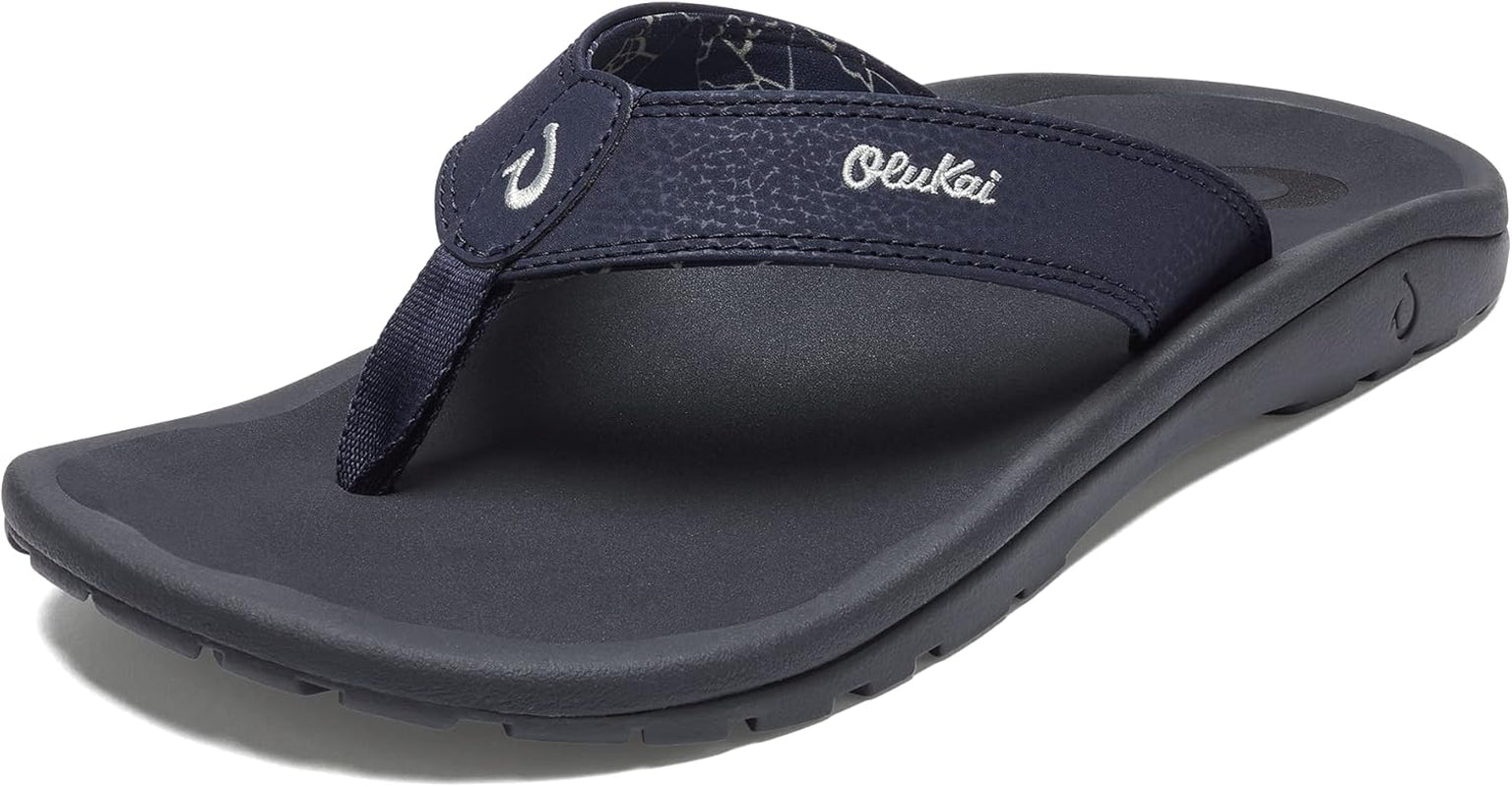 Ohana Men'S Beach Sandals, Water Resistant Flip Flops, Arch Support & Comfort Fit, Lightweight & Durable, Enhanced Grip & Traction,
